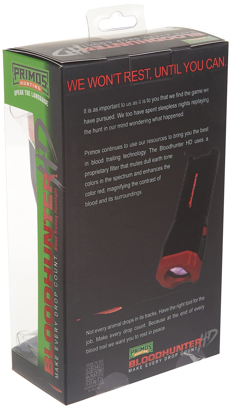 Primos Hunting Bloodhunter HD - Blood Tracking Light for Hunting with Water Resistant Aluminum Body and Shadow-Free Beam - Image 5